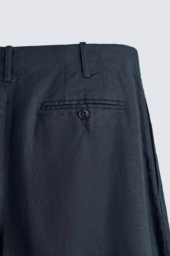 БРЮКИ RELAXED FIT ИЗ КОНОПЛИ И ХЛОПКА