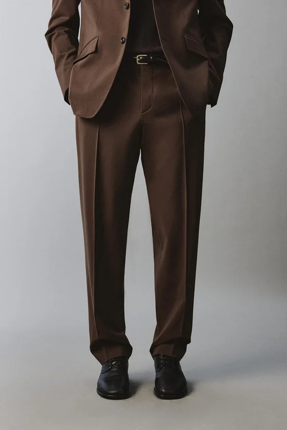 КОСТЮМНЫЕ БРЮКИ REGULAR FIT