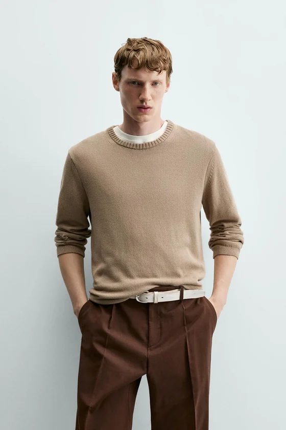 СВИТЕР RELAXED FIT ИЗ ХЛОПКА