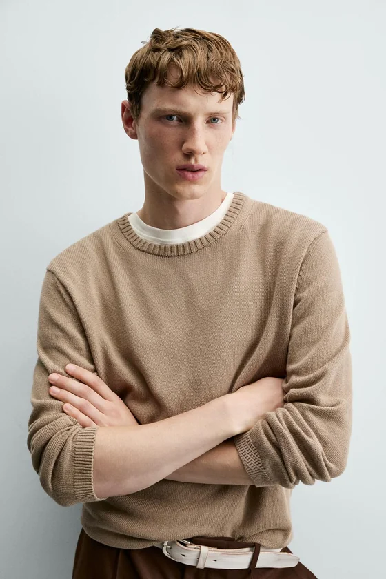 СВИТЕР RELAXED FIT ИЗ ХЛОПКА