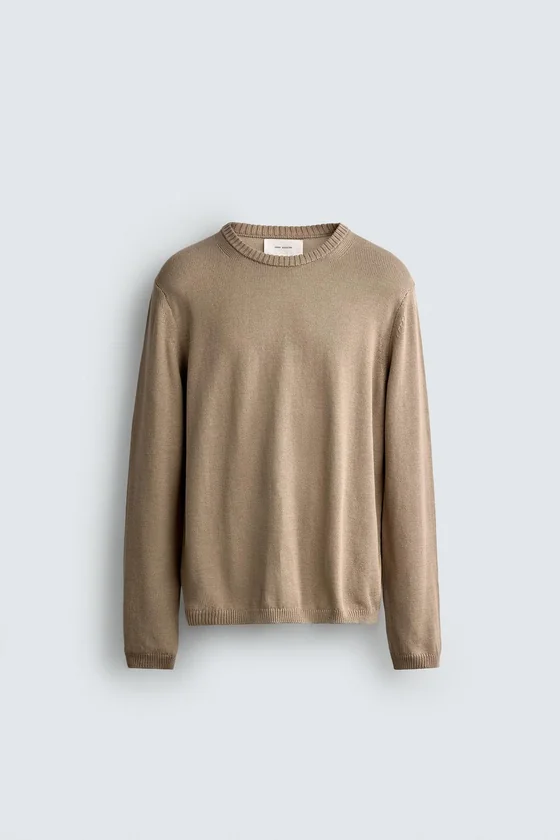 СВИТЕР RELAXED FIT ИЗ ХЛОПКА