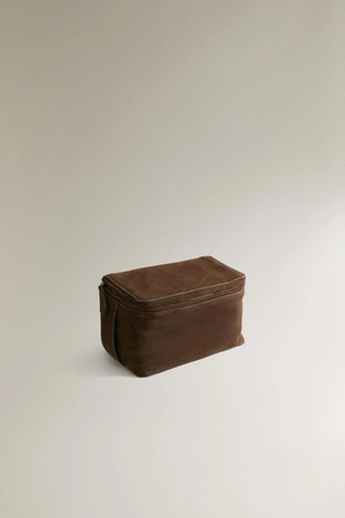 Кожаная косметичка split suede- Заказать в России
