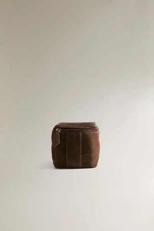 Кожаная косметичка split suede- Заказать в России