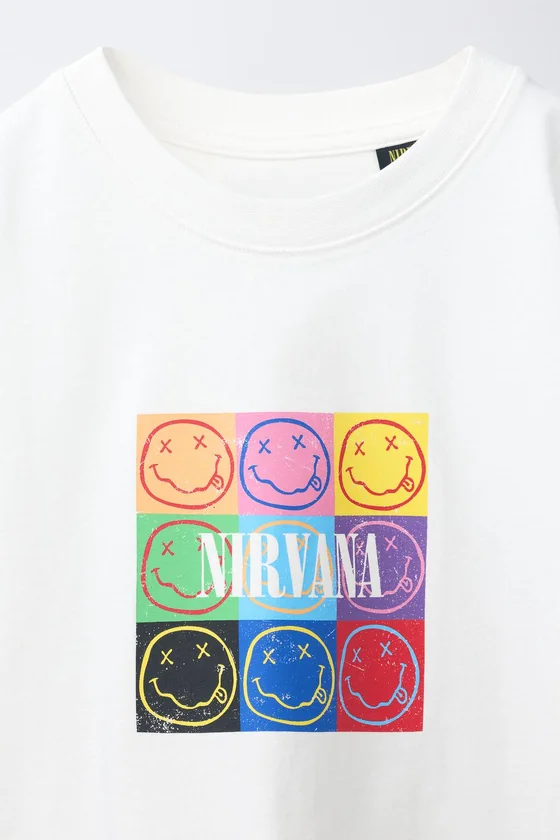 ФУТБОЛКА С ПРИНТОМ NIRVANA®