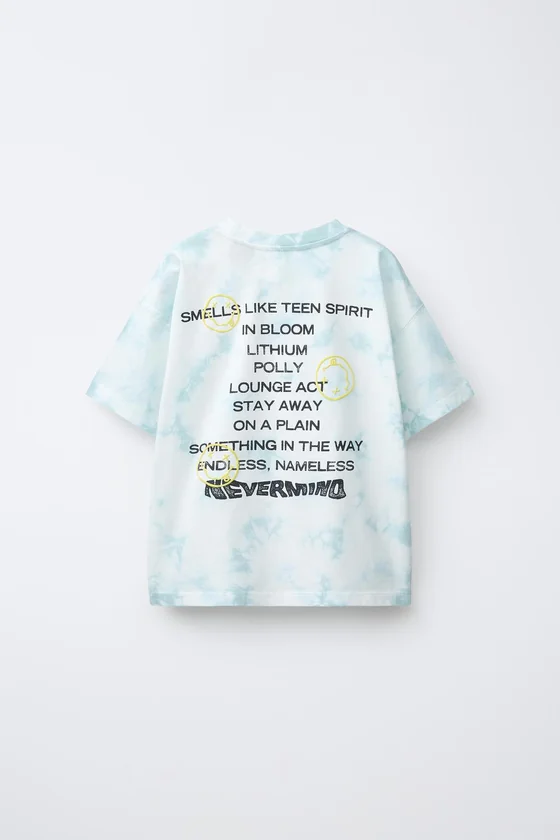 ФУТБОЛКА TIE DYE С ПРИНТОМ NIRVANA ®
