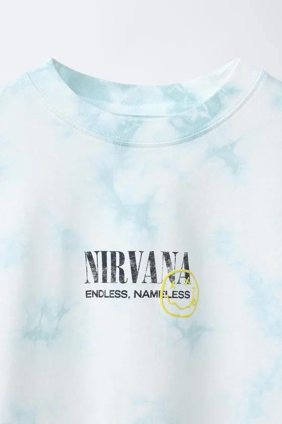 ФУТБОЛКА TIE DYE С ПРИНТОМ NIRVANA ®