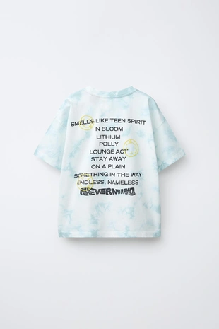 Футболка Tie Dye с принтом Nirvana ®- Заказать в России