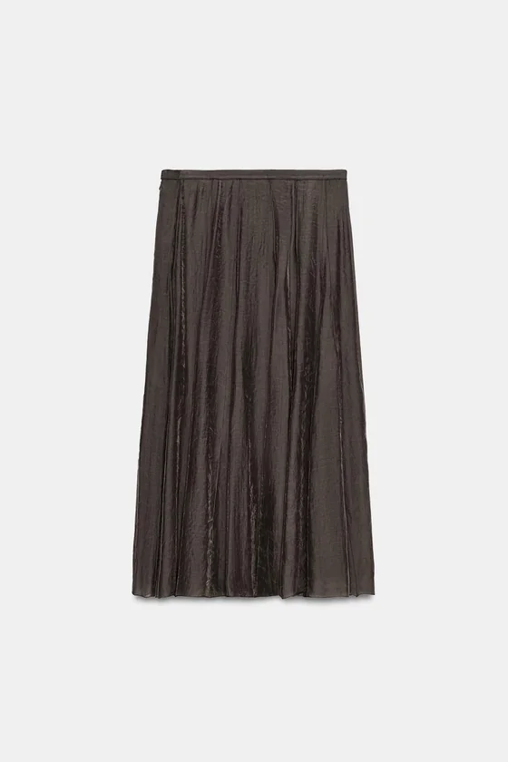 ЮБКА ИЗ СМЕСОВОЙ ТКАНИ — ZW COLLECTION