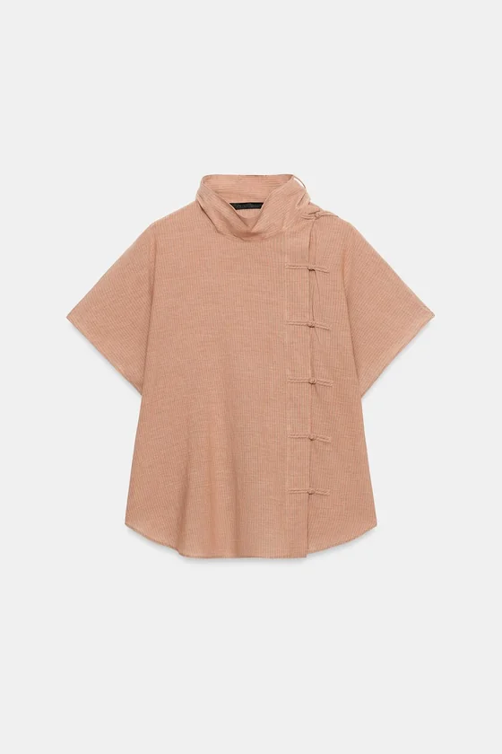 РУБАШКА С ЗАСТЕЖКАМИ-ТОГГЛАМИ ZW COLLECTION