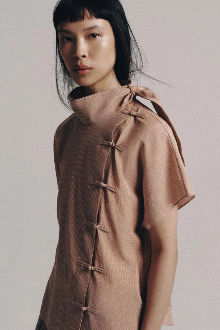 РУБАШКА С ЗАСТЕЖКАМИ-ТОГГЛАМИ коллекция Zara «ZW»