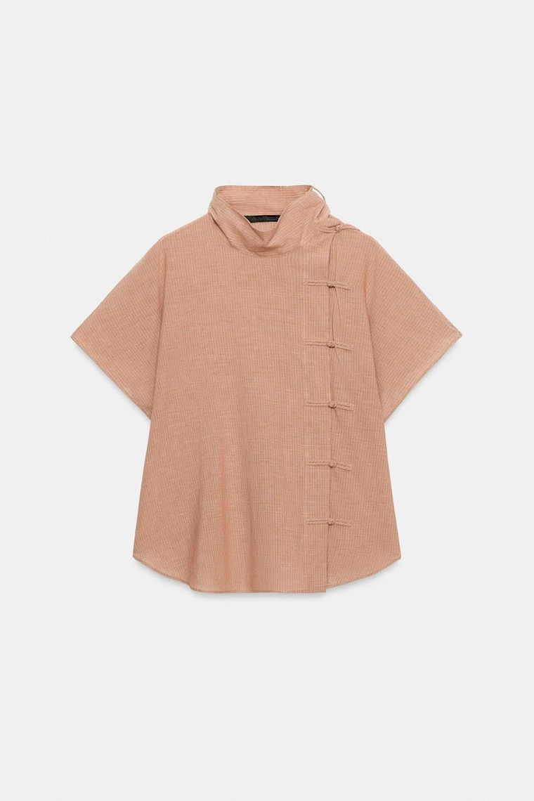 РУБАШКА С ЗАСТЕЖКАМИ-ТОГГЛАМИ коллекция Zara «ZW»