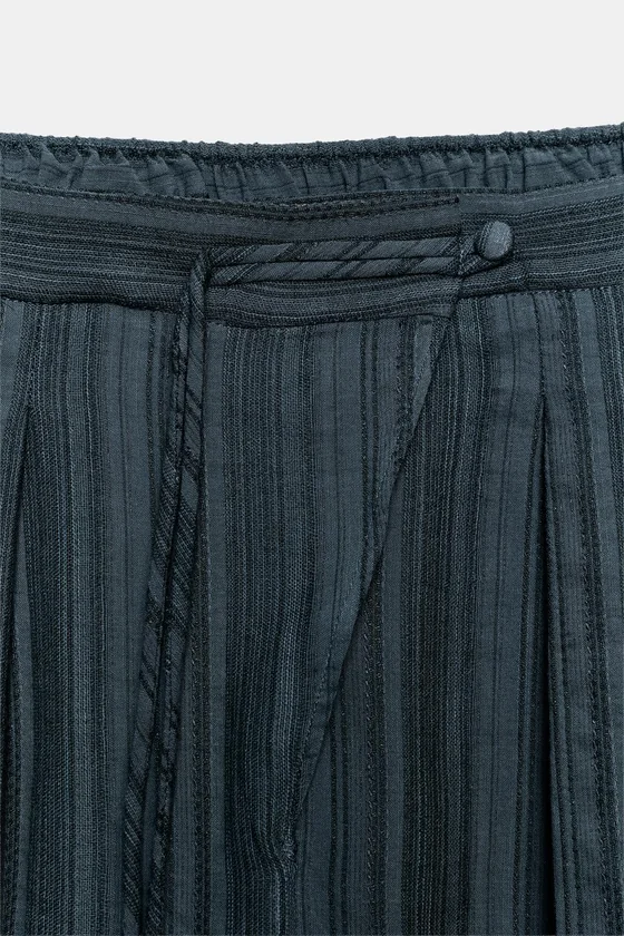 БРЮКИ-БАЛЛОНЫ В ПОЛОСКУ — ZW COLLECTION