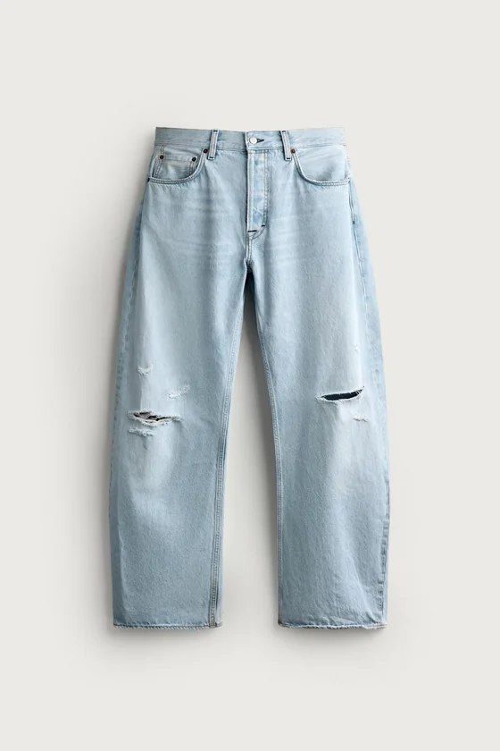 ДЖИНСЫ BARREL FIT С РАЗРЕЗАМИ