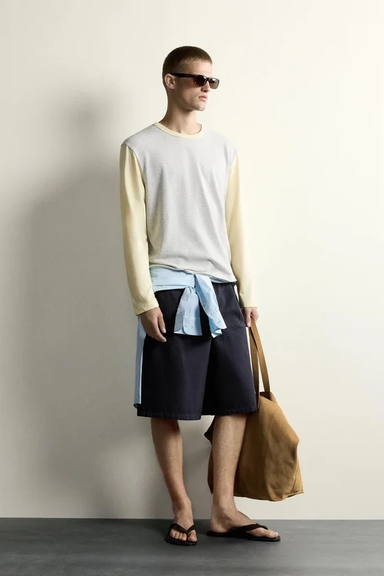 ФУТБОЛКА RELAXED FIT COLOR BLOCK