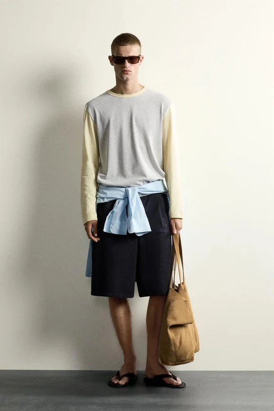 ФУТБОЛКА RELAXED FIT COLOR BLOCK