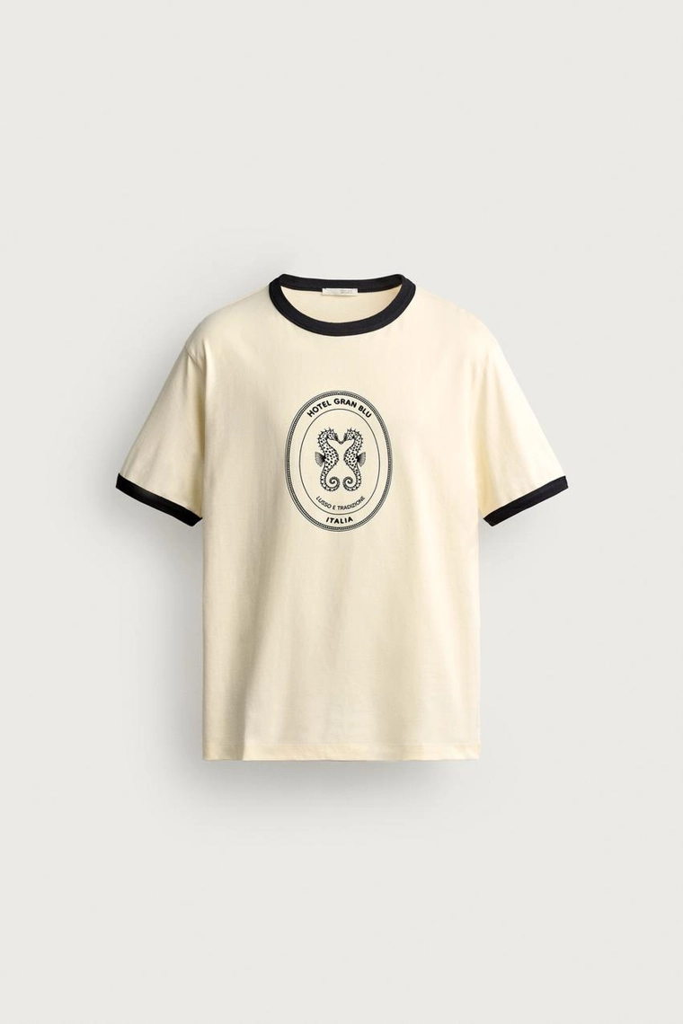 Футболка ringer varsity в открытом переплетении