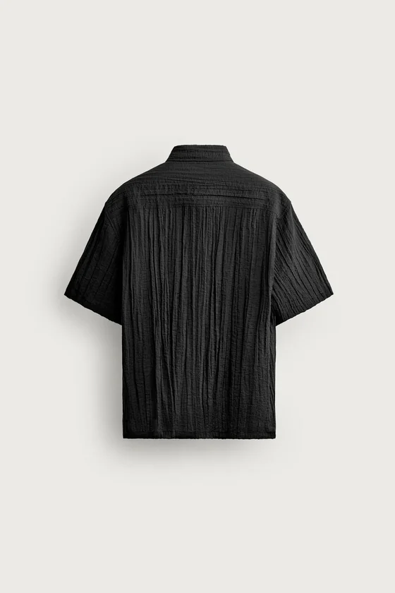 РУБАШКА RELAXED FIT С ФАКТУРНЫМ ЭФФЕКТОМ