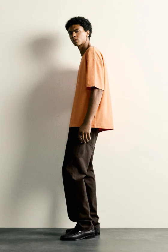 ФУТБОЛКА RELAXED FIT СО ШВОМ
