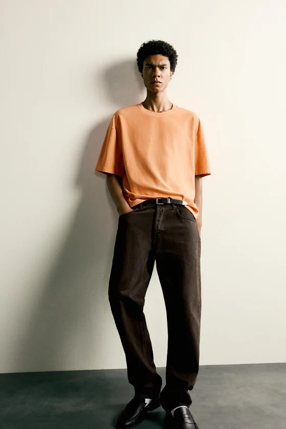 ФУТБОЛКА RELAXED FIT СО ШВОМ
