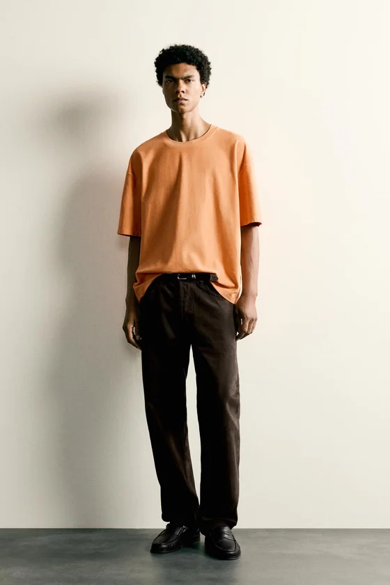 ФУТБОЛКА RELAXED FIT СО ШВОМ