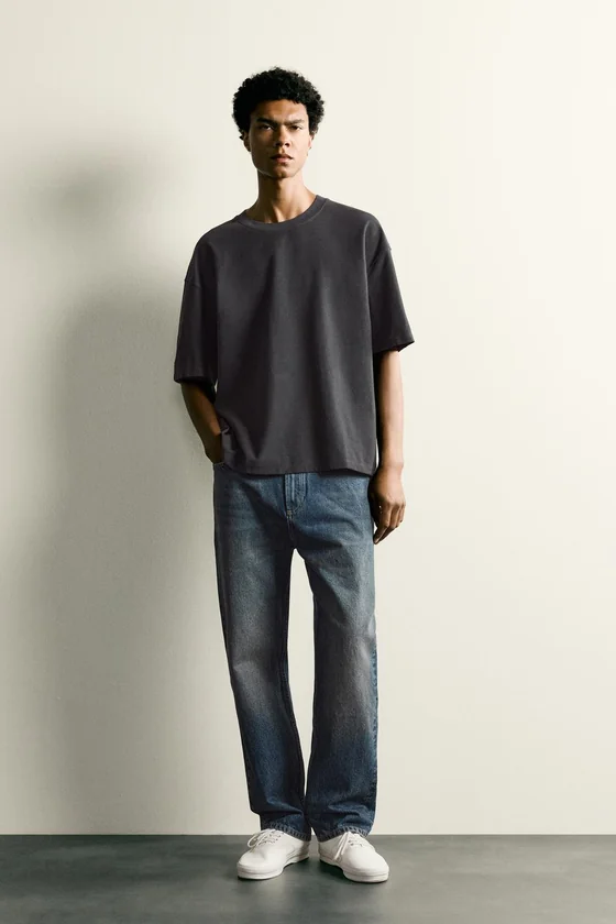 ФУТБОЛКА RELAXED FIT СО ШВОМ