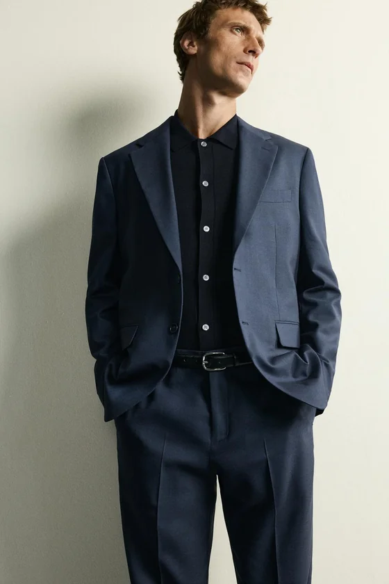 КОСТЮМНЫЙ ПИДЖАК REGULAR FIT В КЛЕТКУ