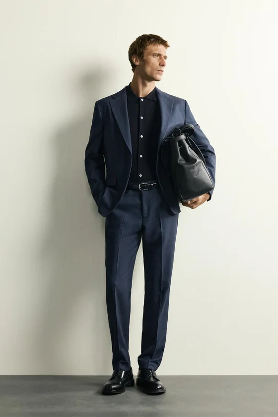 КОСТЮМНЫЙ ПИДЖАК REGULAR FIT В КЛЕТКУ