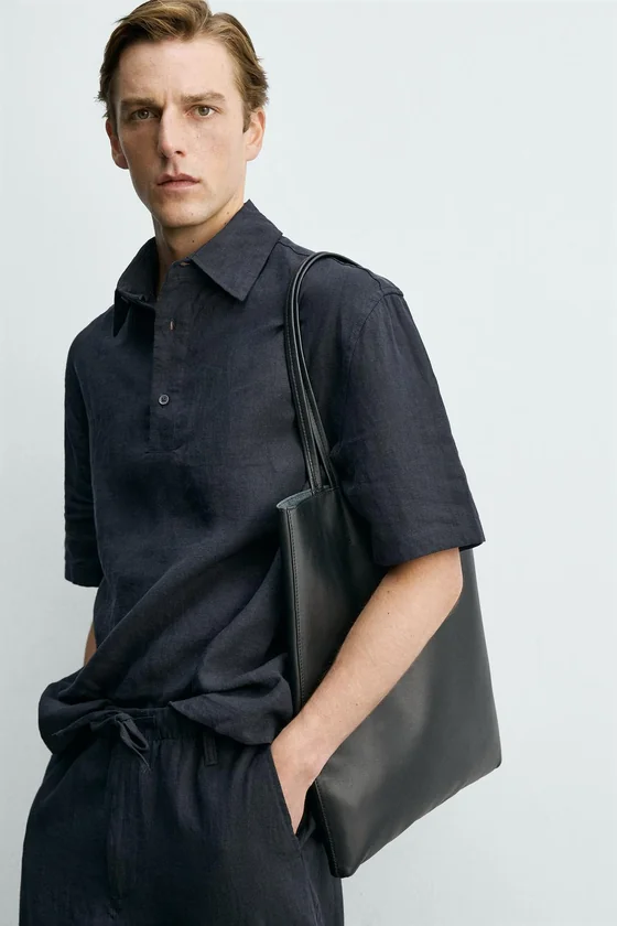 ПОЛО BOXY FIT ИЗ 100% ЛЬНА