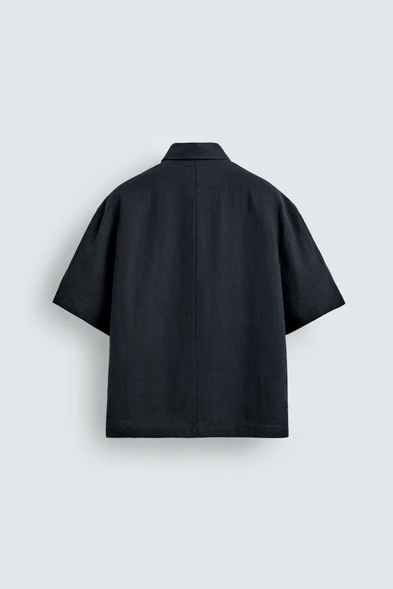 ПОЛО BOXY FIT ИЗ 100% ЛЬНА