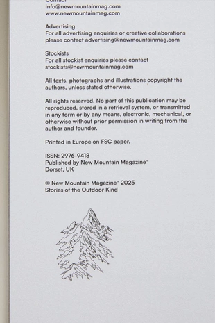 New mountain magazine (английский)- Заказать в России