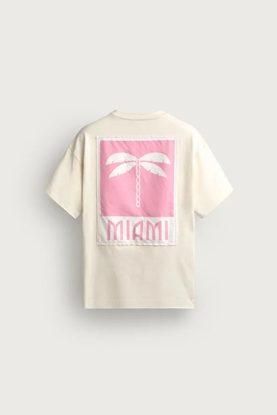 ФУТБОЛКА RELAXED FIT С НАШИВКОЙ MIAMI