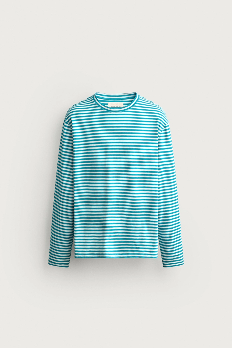 Футболка regular fit с жаккардовой полоской