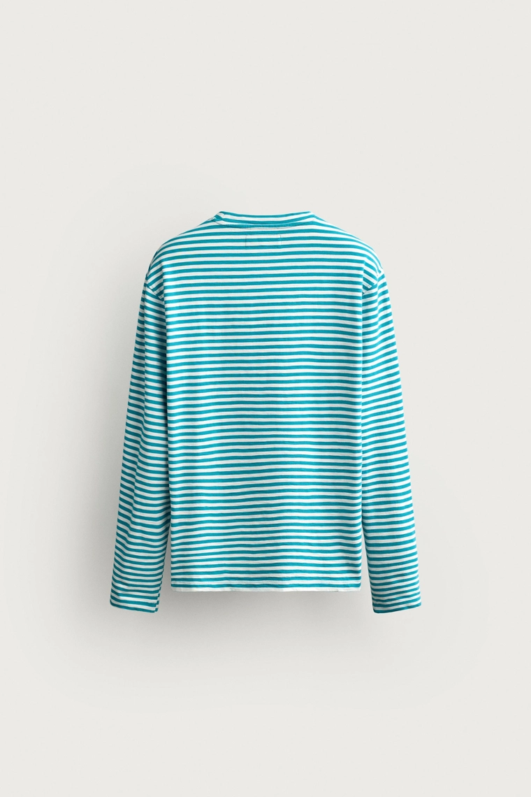 Футболка regular fit с жаккардовой полоской