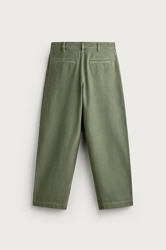 БРЮКИ ЧИНОС BAGGY FIT СО СКЛАДКАМИ