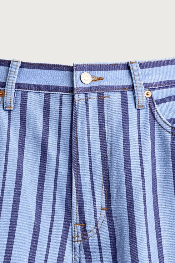 БРЮКИ STRAIGHT FIT В ПОЛОСКУ