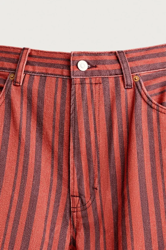 БРЮКИ STRAIGHT FIT В ПОЛОСКУ
