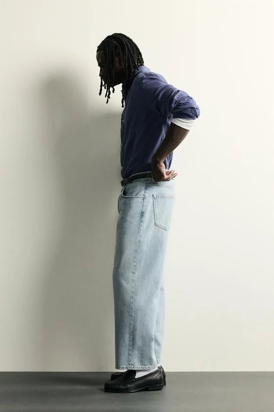 УКОРОЧЕННЫЕ ДЖИНСЫ LOOSE FIT