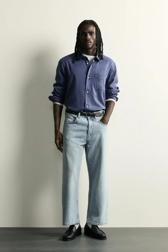 УКОРОЧЕННЫЕ ДЖИНСЫ LOOSE FIT