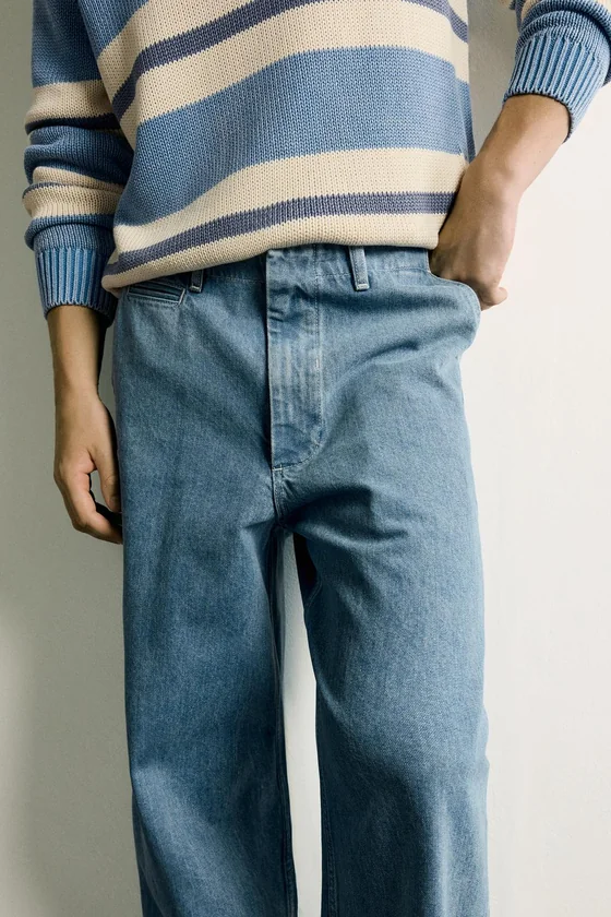 ДЖИНСОВЫЕ БРЮКИ ЧИНОС STRAIGHT FIT
