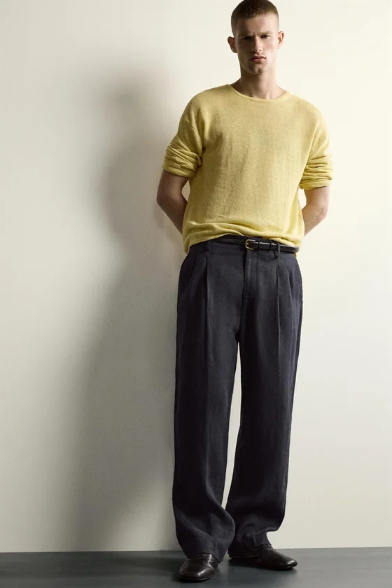 СВИТЕР RELAXED FIT ИЗ 100% КОНОПЛИ