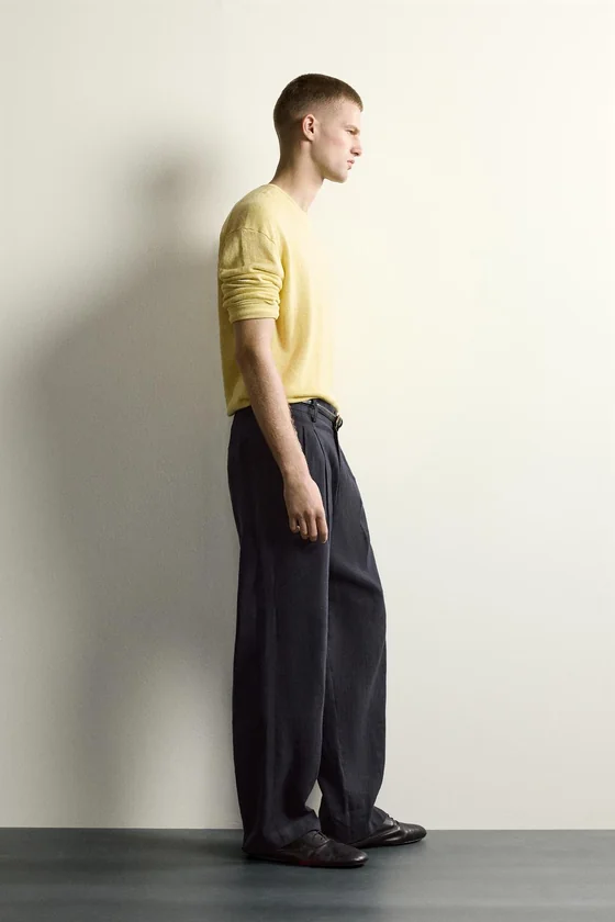 СВИТЕР RELAXED FIT ИЗ 100% КОНОПЛИ
