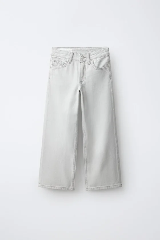 ДЖИНСЫ WIDE LEG СО СТРАЗАМИ