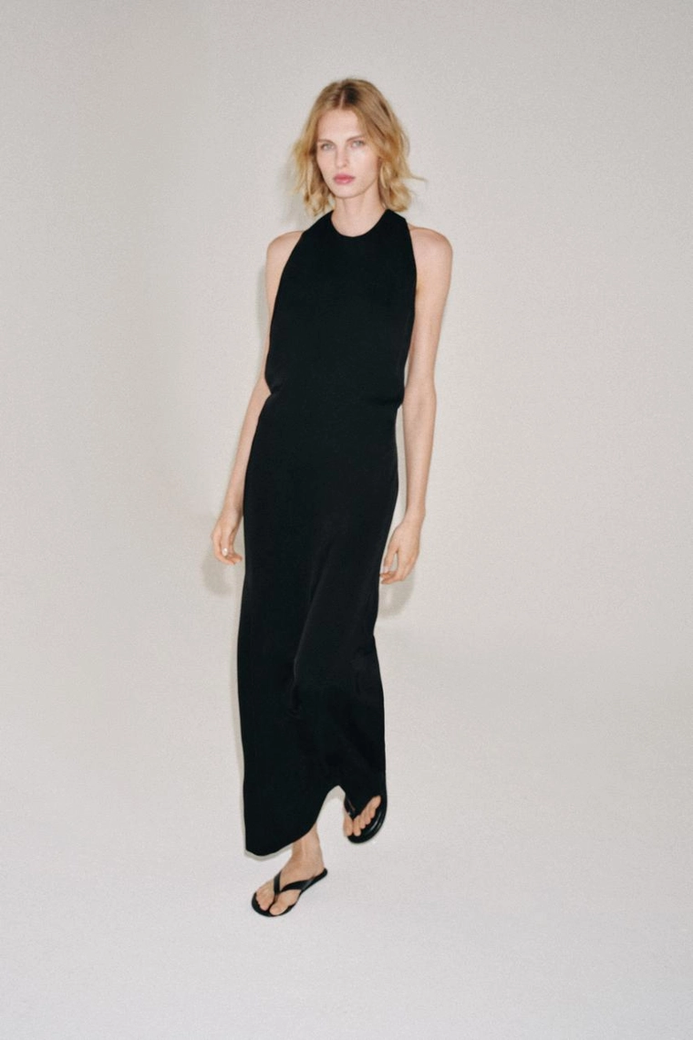 АТЛАСНОЕ ПЛАТЬЕ — коллекция Zara «ZW»