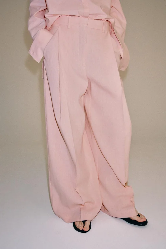 БРЮКИ С ЗАЩИПАМИ — ZW COLLECTION