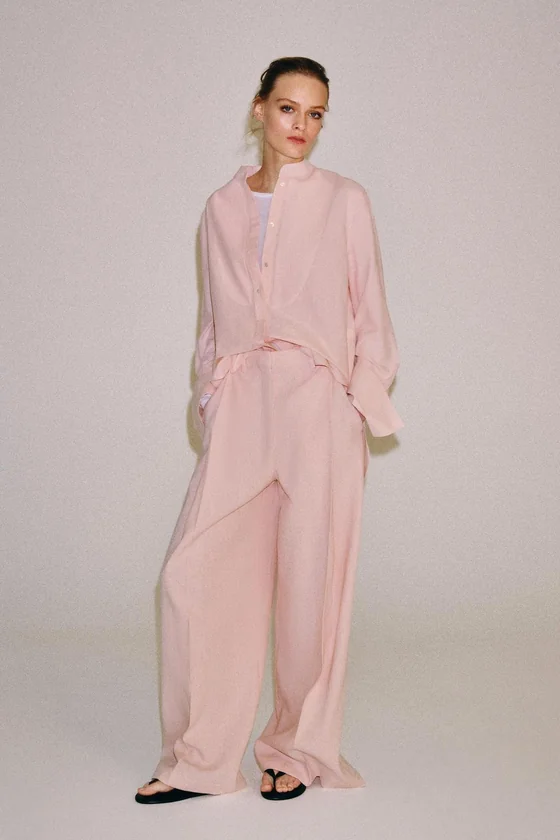 БРЮКИ С ЗАЩИПАМИ — ZW COLLECTION