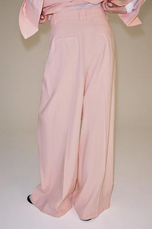 Pink | 1972/980/620 - Zara Брюки с защипами — ZW COLLECTION