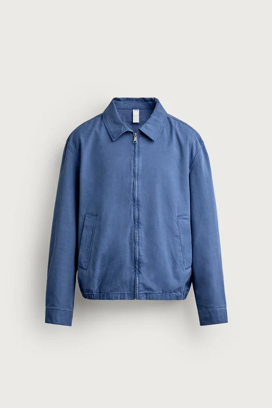 КУРТКА ИЗ СТИРАНОГО ХЛОПКА REGULAR FIT