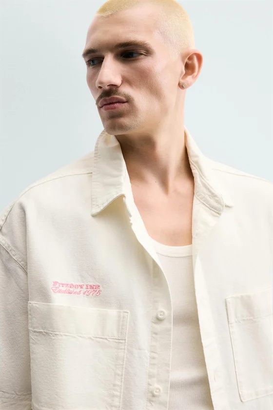 КОМБИНИРОВАННАЯ РУБАШКА RELAXED FIT