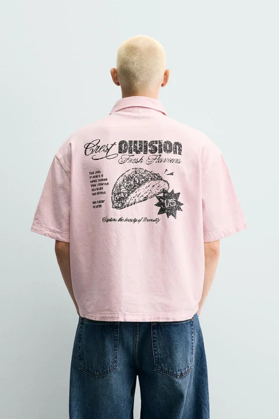 КОМБИНИРОВАННАЯ РУБАШКА RELAXED FIT