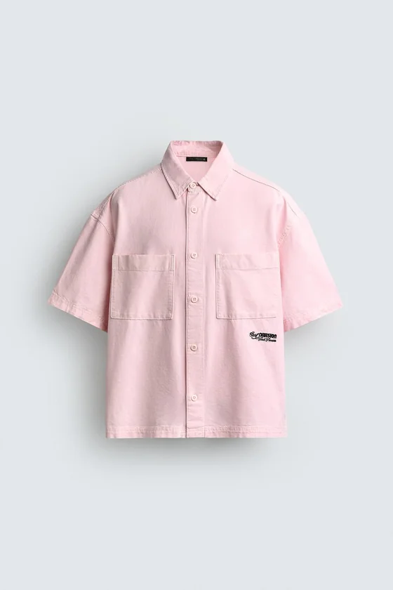 КОМБИНИРОВАННАЯ РУБАШКА RELAXED FIT